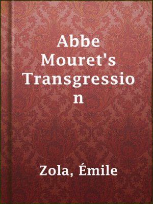 cover image of Abbe Mouret's Transgression